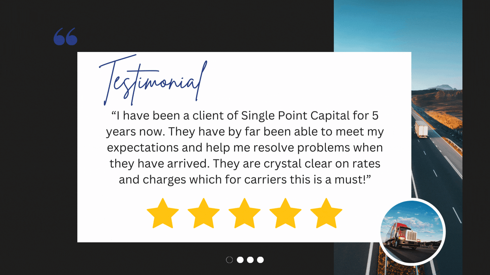 I have been a client of Single Point Capital for 5 years now. They have by far been able to meet my expectations and help me resolve problems when they have arrived. They are crystal clear on rate-2 I have been a client of Single Point Capital for 5 years now. They have by far been able to meet my expectations and help me resolve problems when they have arrived. They are crystal clear on rate-2