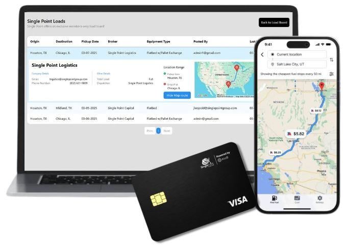 load board and uel card